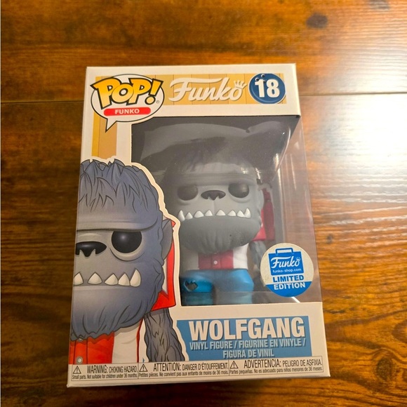 Funko Pop! Wolfgang Vinyl Figurine #18 Limited Edition Exclusive NEW Sealed - Picture 1 of 6